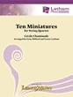 Ten Miniatures for String Quartet cover